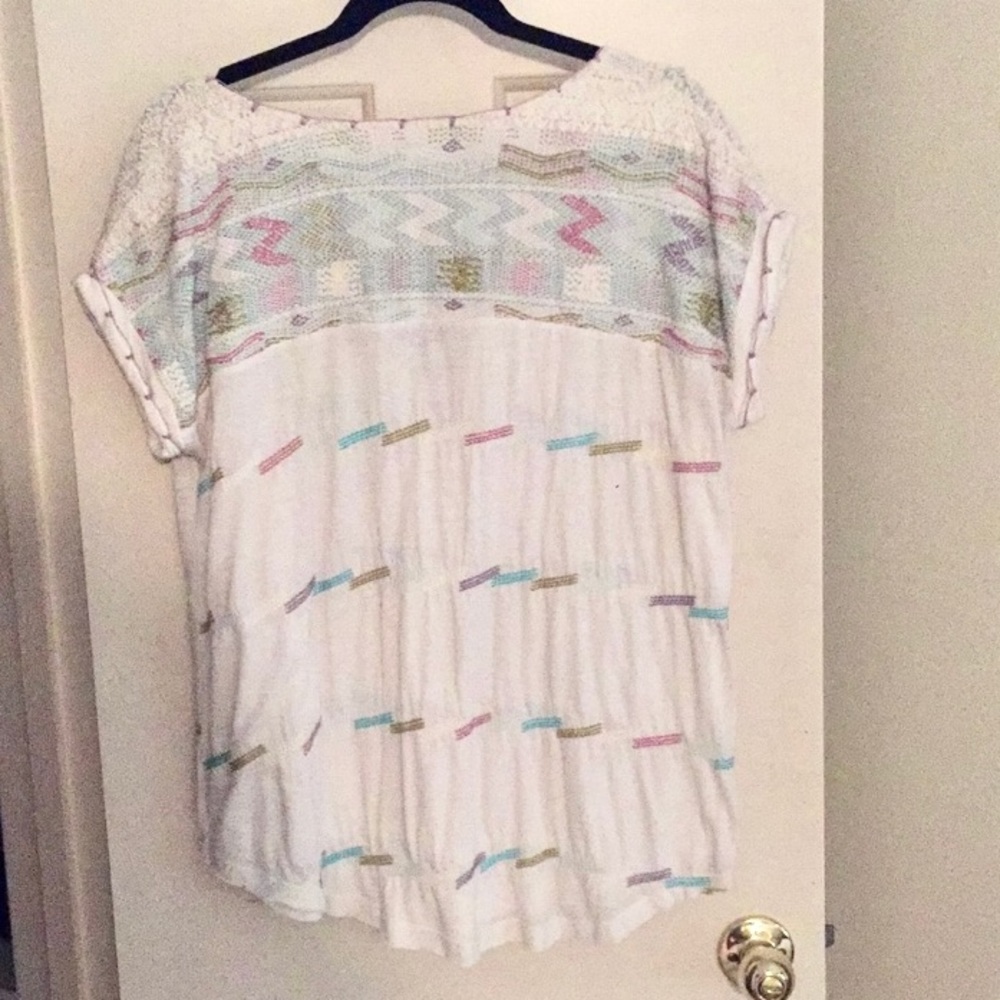 Free People Embroidered Top Size S - Picture 5 of 11